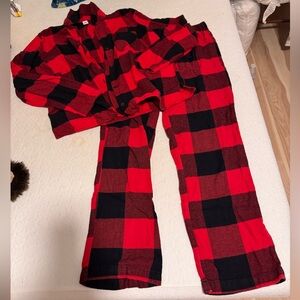 Small Buffalo plaid pajama set